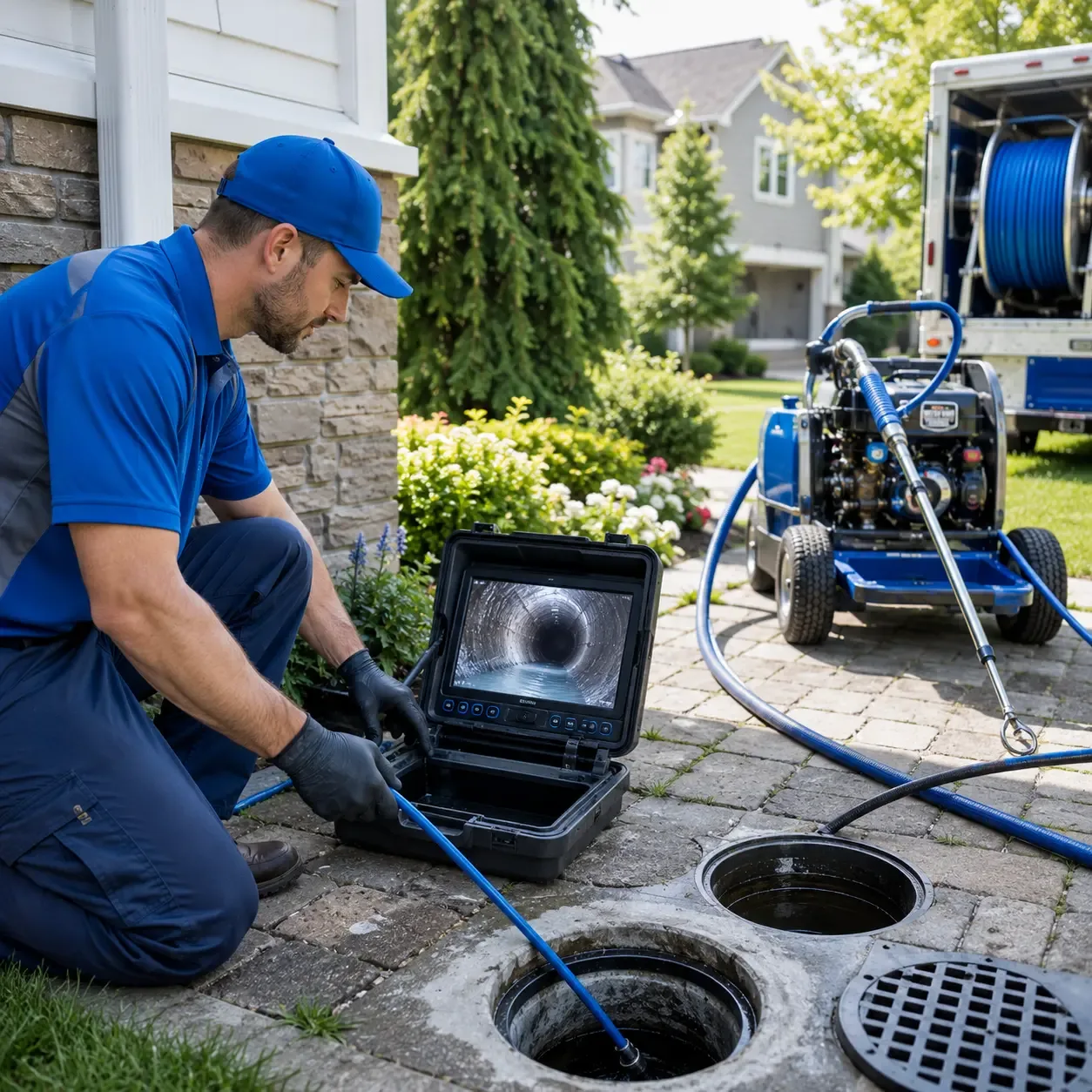 Outdoor drain cleaning professionals serving Schlater, MS